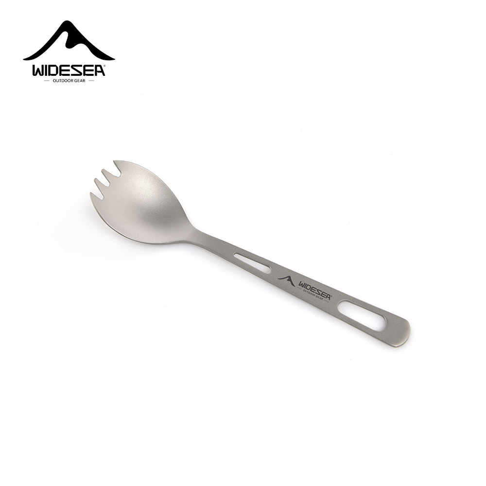 Kitchen Baking Store - Widesea Camping Cooking Set Spork Titanium