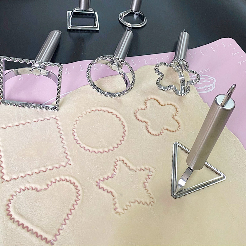 Baking Kitchen At Home - Square Round Ravioli Stamp Pasta Cutter