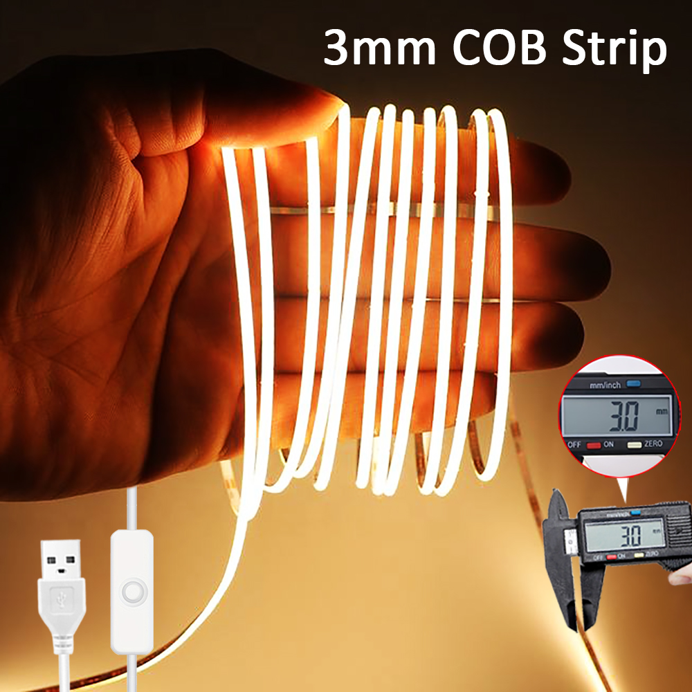 Kitchen Baking Cabinet - 3mm Ultra Thin Led COB Strip