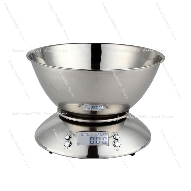 Kitchen Baking Timer - Digital Kitchen Scale Stainless Steel Food