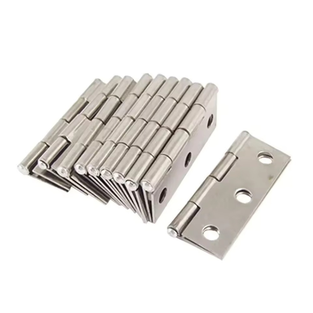 Kitchen Baking Cabinet - 2pc Folding Butt Hinge Stainless Steel
