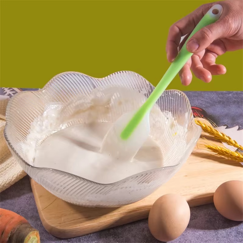 Kitchen Baking Brush - 28cm kitchen silicone spatula, semi transparent