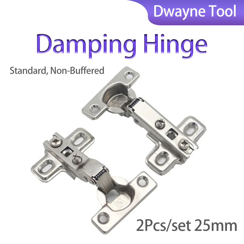 Kitchen Baking Cabinet - Damper Hinges 2Pcs/Set 25mm, Full/Half Overlay