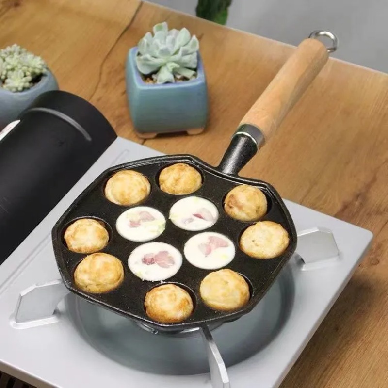 Baking Takoyaki Pan 14 Holes G - đánh giá và giá Kitchen Baking Brush