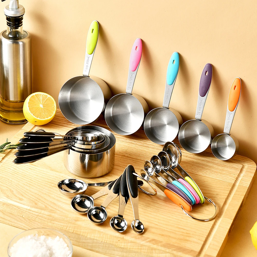 5/10Pcs Stainless Steel Measur - đánh giá và giá Kitchen Baking Store