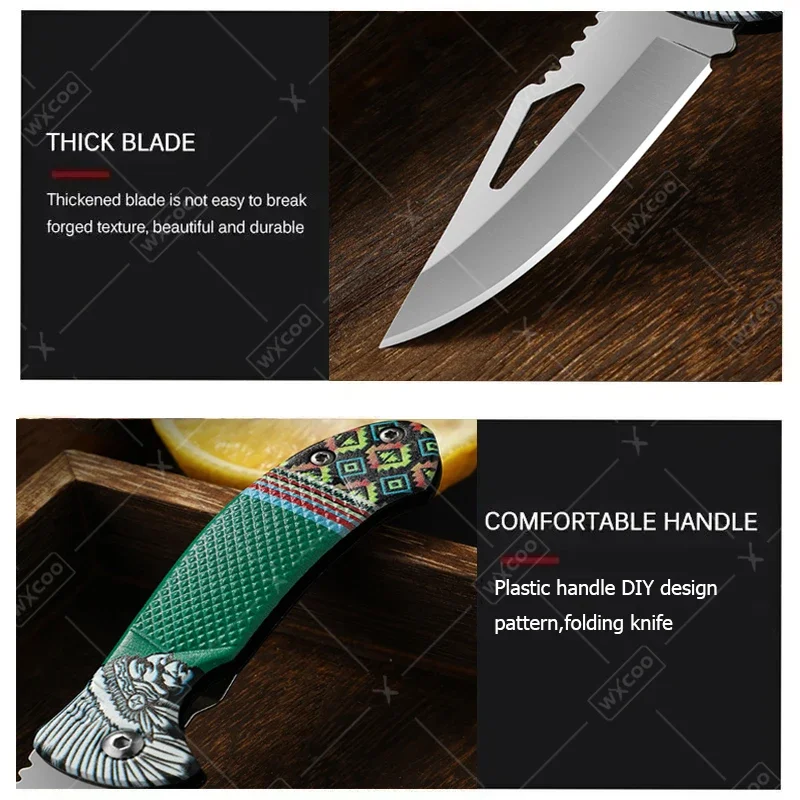 WXCOO Folding Knife Stainless  - đánh giá và giá Kitchen Baking Store