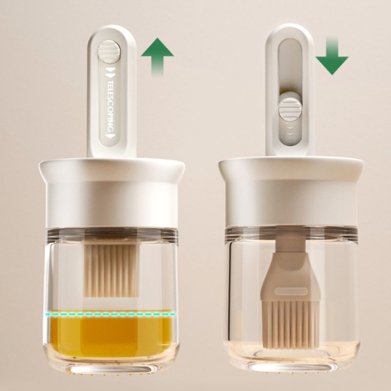 Glass Oil Bottle Food-grade He - đánh giá và giá Kitchen Baking Brush