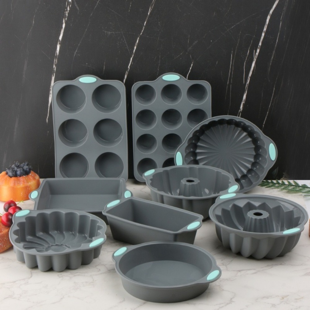 Silicone Cake Molds Heat Resis - đánh giá và giá Kitchen Oven Baking Pans
