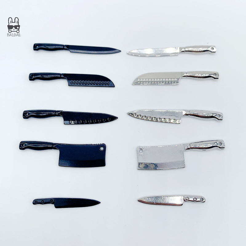 1/12 Dollhouse Mini Knives Mod - đánh giá và giá Kitchen Baking Store