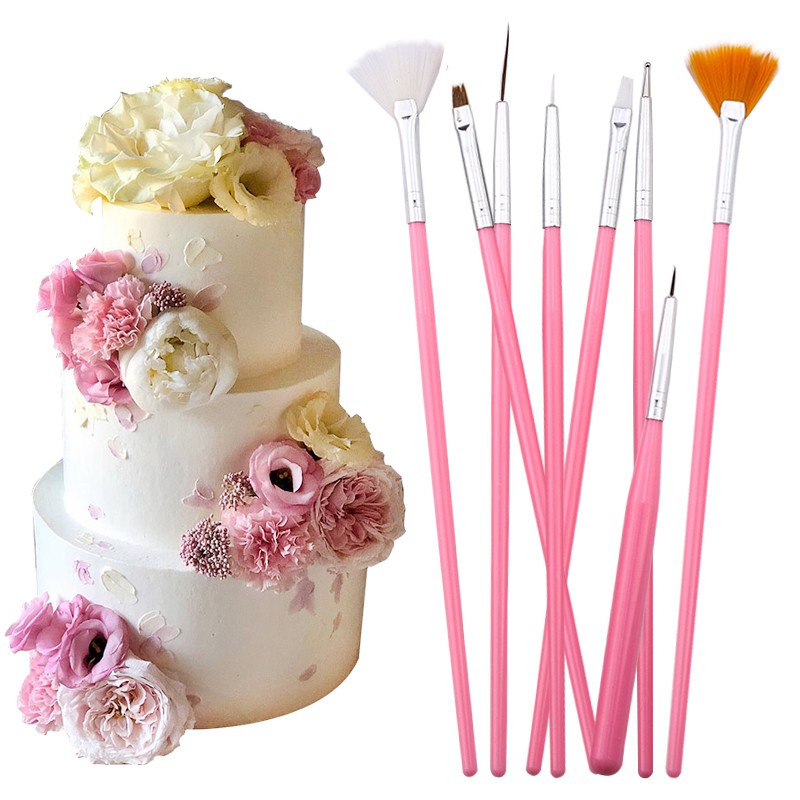 15Pcs/Set Sugar Craft Brush Fo - đánh giá và giá Kitchen Baking Brush