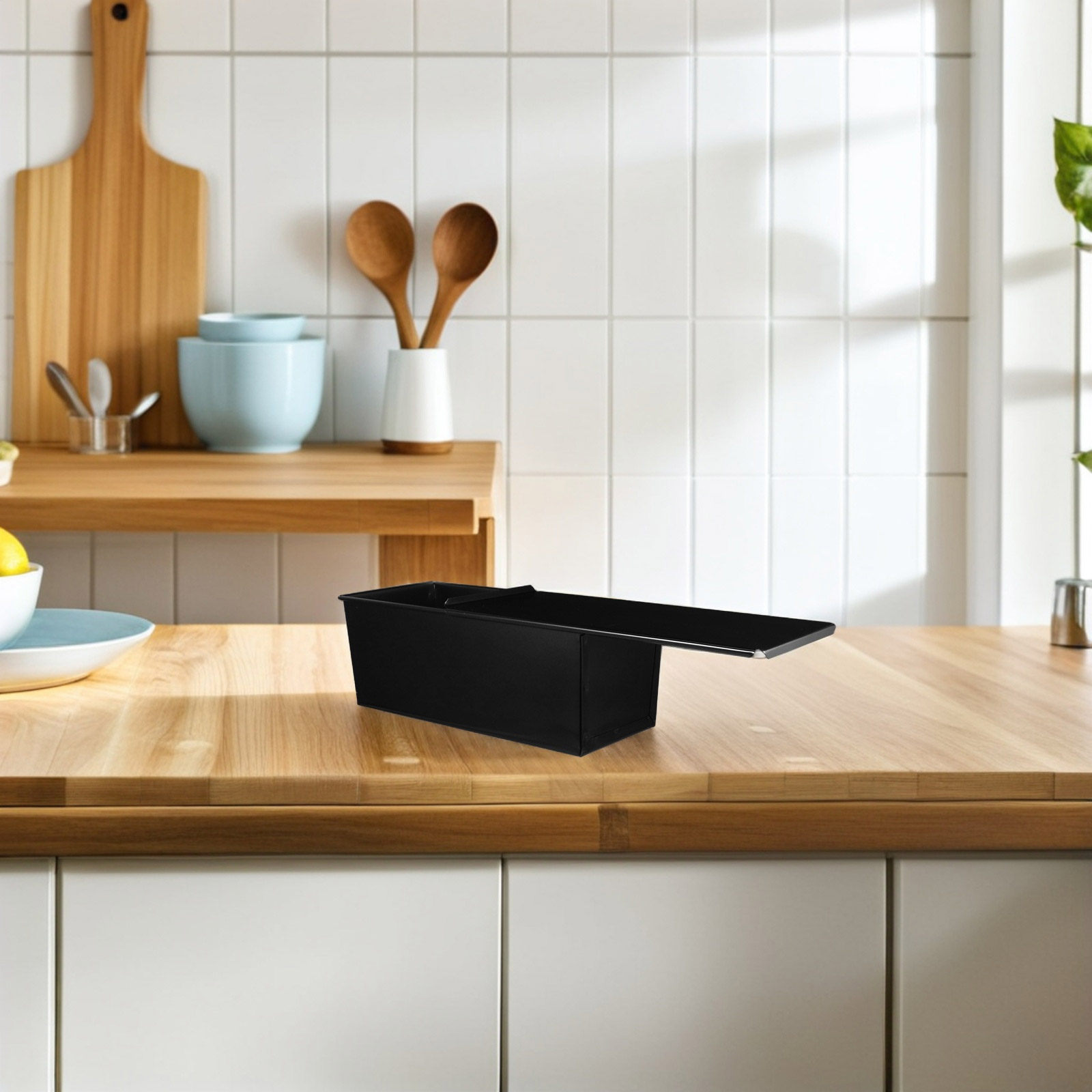 1Pcs Black Loaf Pan with Lid N - đánh giá và giá Kitchen Oven Baking Pans