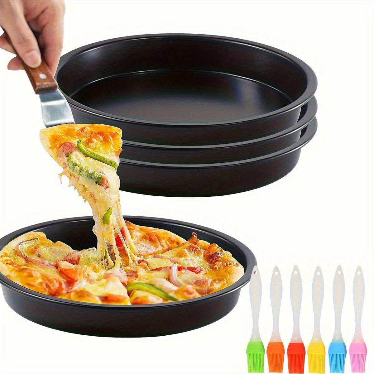 6/8/9/10inch Non-Stick Pizza T - đánh giá và giá Kitchen Baking Brush