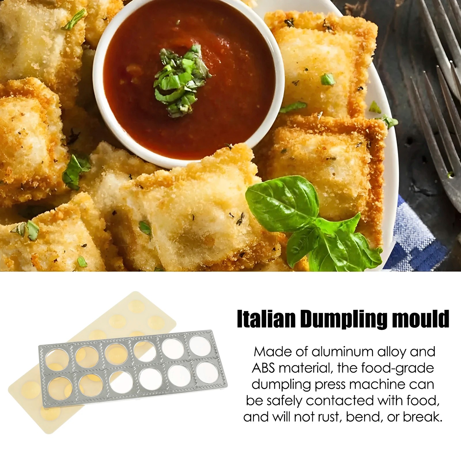 Dumpling Mold 12 Holes Ravioli - đánh giá và giá Kitchen Baking Store