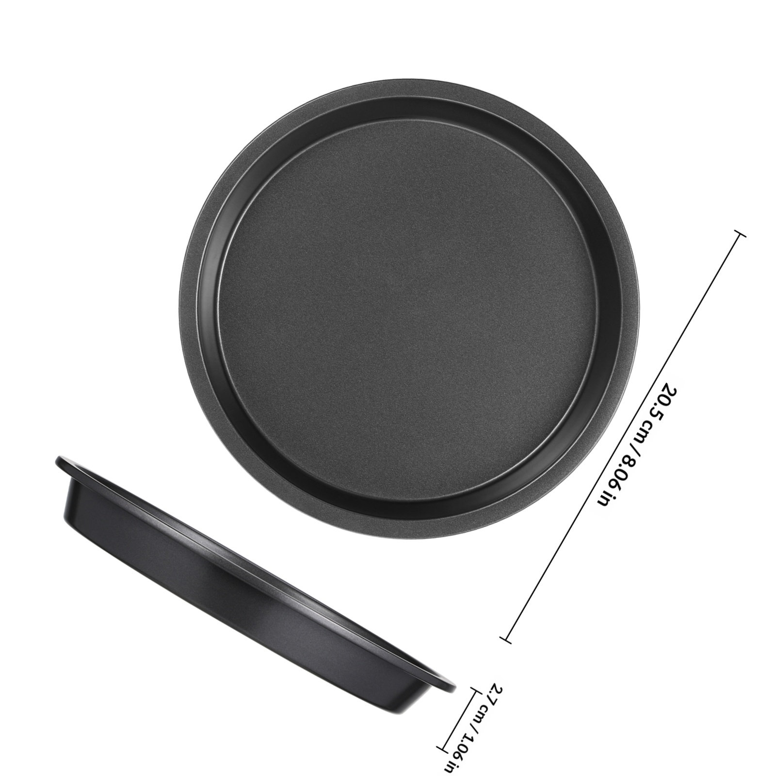 Round Carbon Steel Pizza Pan N - đánh giá và giá Kitchen Oven Baking Pans