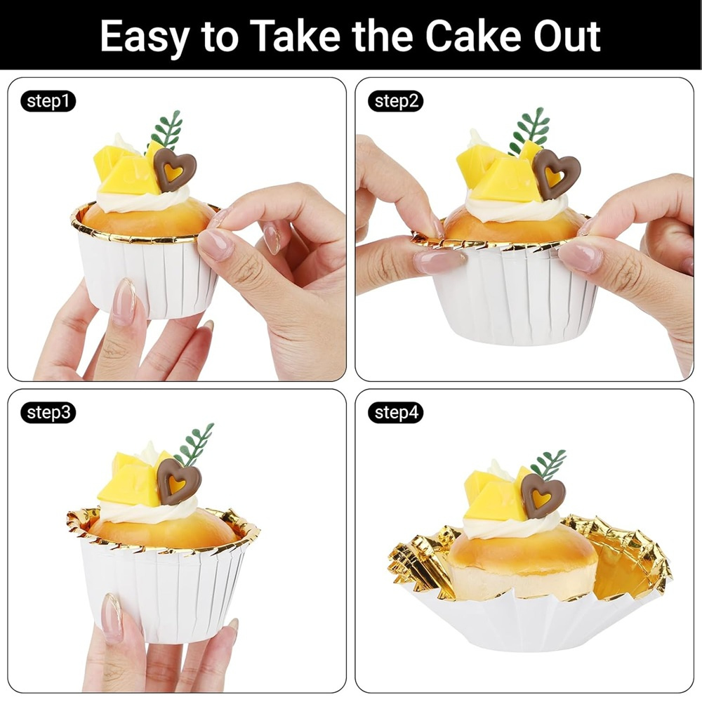 50 pcs Muffins Cup Paper Cupca - đánh giá và giá Kitchen Baking Cake