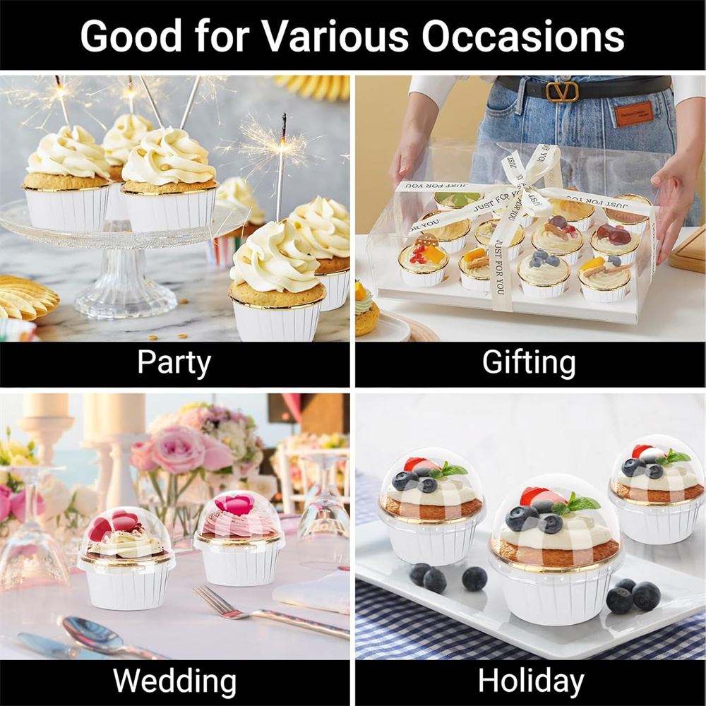 50 pcs Muffins Cup Paper Cupca - đánh giá và giá Kitchen Baking Cake