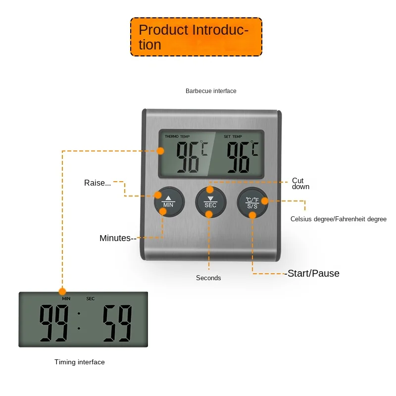 Tp700 Digital Remote Wireless  - đánh giá và giá Kitchen Baking Timer