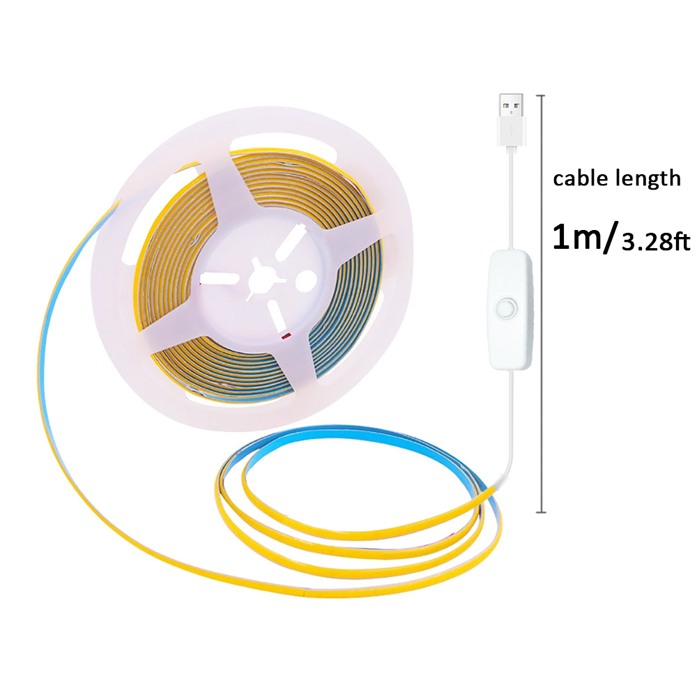 3mm Ultra Thin Led COB Strip U - đánh giá và giá Kitchen Baking Cabinet