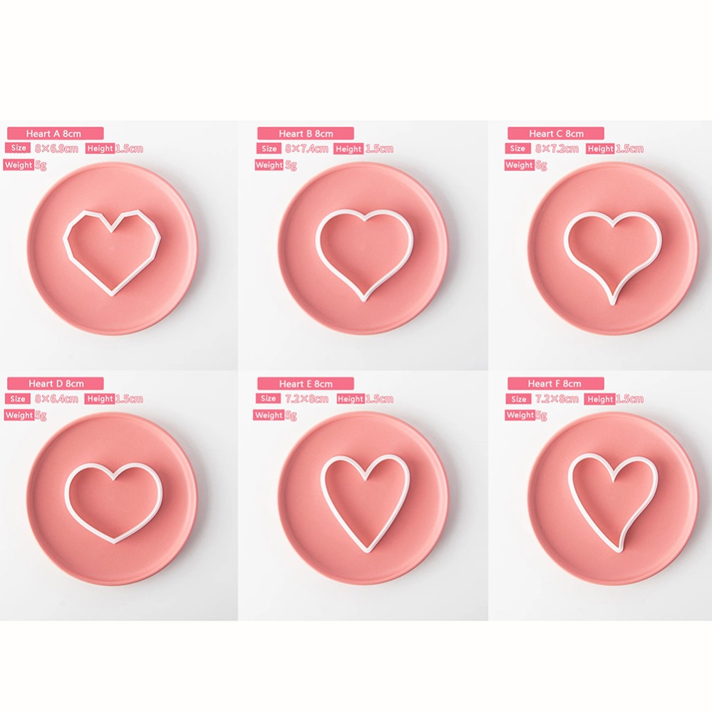 Heart Cookie Cutters Mold 3D C - đánh giá và giá Kitchen Baking Cake