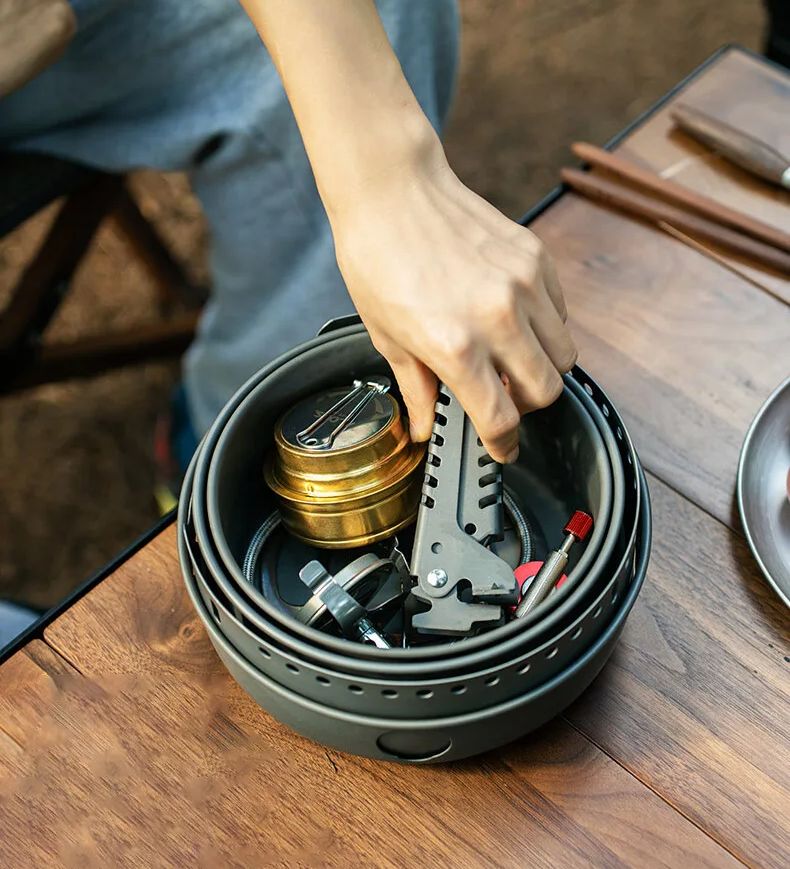 Camping Gas Stove Alcohol Stov - đánh giá và giá Kitchen Baking Pan Set