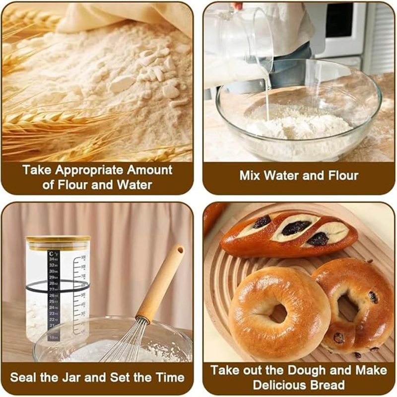Sourdough Starter Jar Kit Sour - đánh giá và giá Kitchen Baking Store