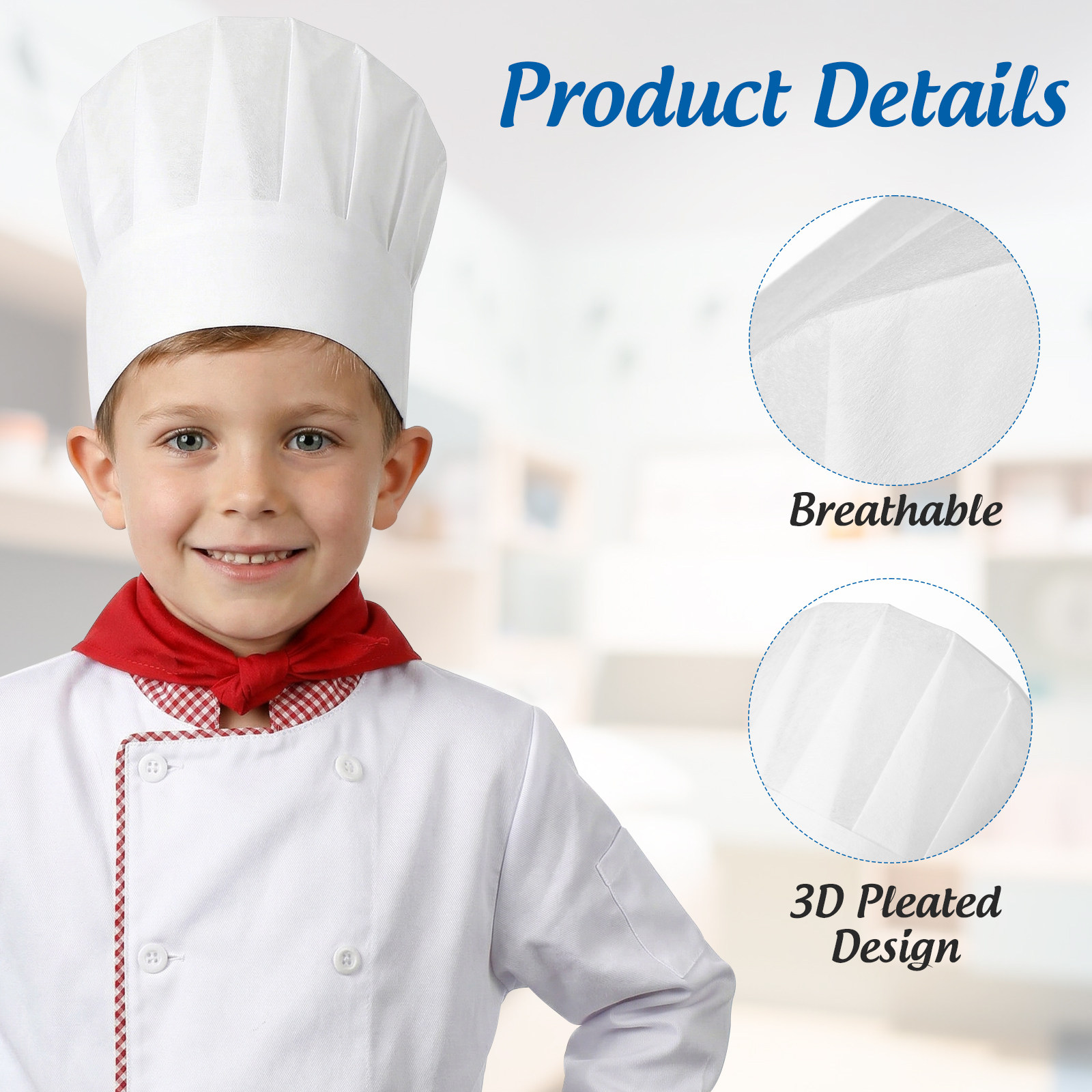 20pcs Children Disposable Chef - đánh giá và giá Kitchen Baking Store