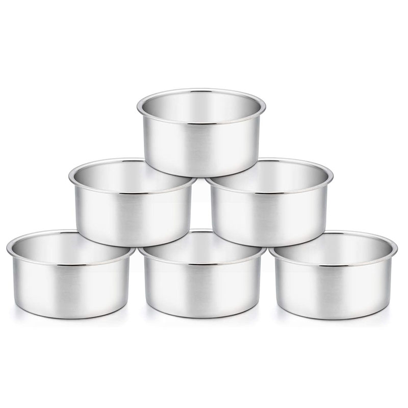 6/12Pcs Aluminum Mini Cake Pan - đánh giá và giá Kitchen Baking Pan Set