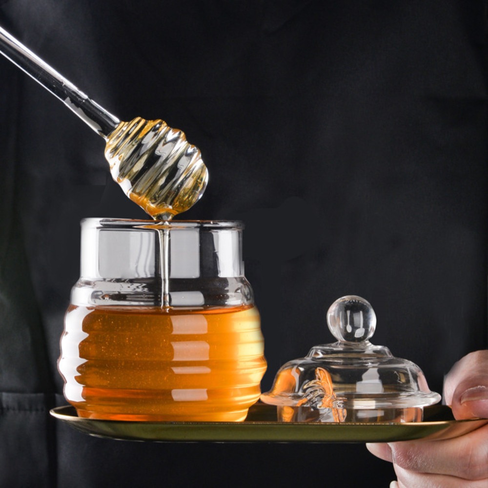 Transparent Honey Pot with Dip - đánh giá và giá Kitchen Baking Pan Set