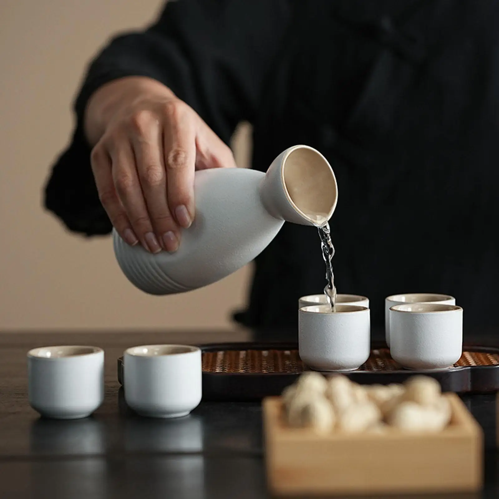 Japanese Style Ceramic Sake Po - đánh giá và giá Kitchen Baking Pan Set