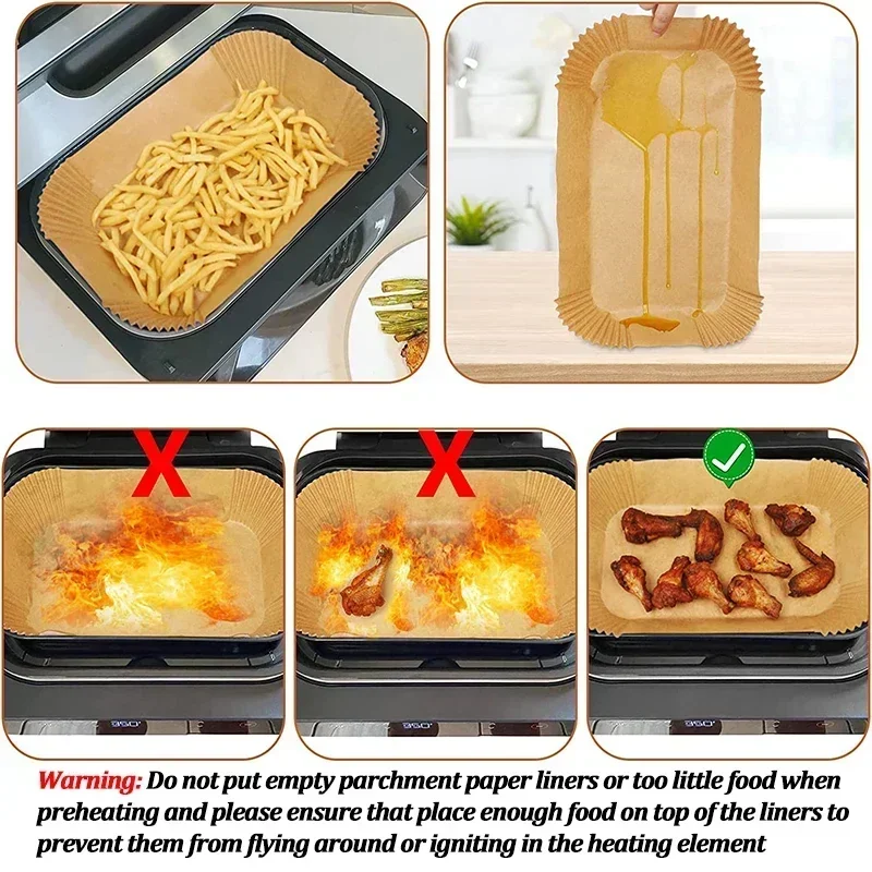 Disposable Air Fryer Paper Non - đánh giá và giá Kitchen Baking Store