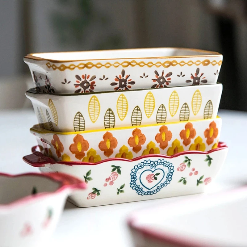 Ceramic Baking Dish Roasting L - đánh giá và giá Kitchen Oven Baking Pans