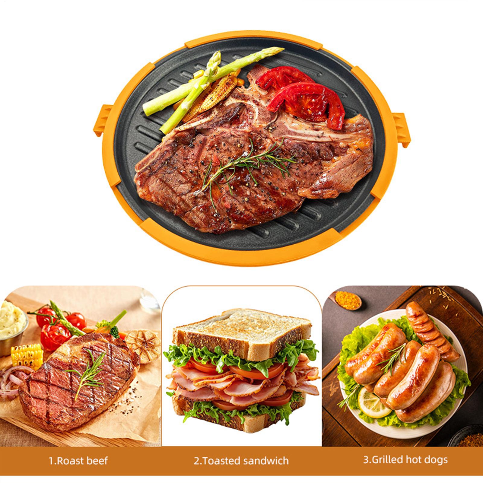 Microwave Grill Pan Quick-Heat - đánh giá và giá Kitchen Oven Baking Pans