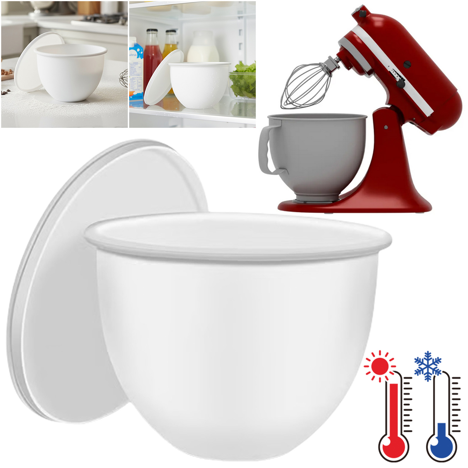 1PC Universal Silicone Pad Lin - đánh giá và giá Kitchenaid Baking Bowl