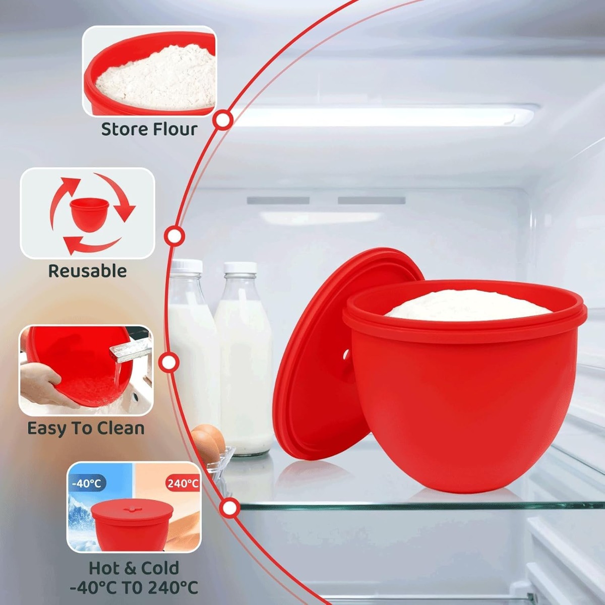 Silicone Mixer Bowl Liner with - đánh giá và giá Kitchenaid Baking Bowl