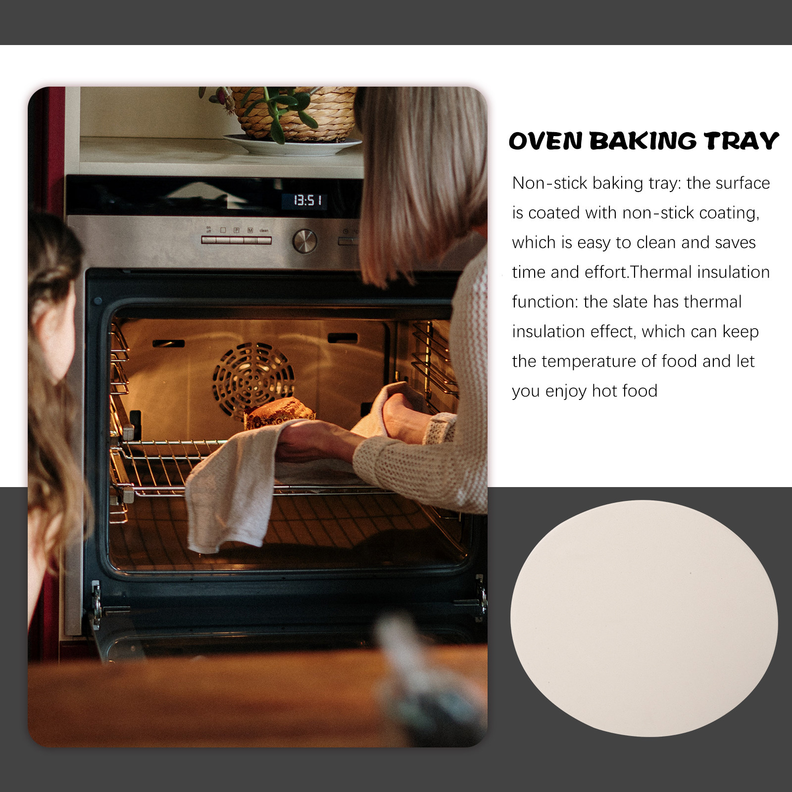 Cordierite Heavy Duty Round Pi - đánh giá và giá Kitchen Oven Baking Pans