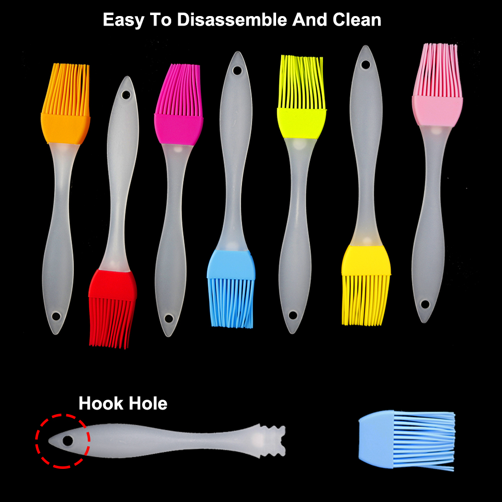 1Pcs 7 Colour Food Silicone Br - đánh giá và giá Kitchen Baking Brush