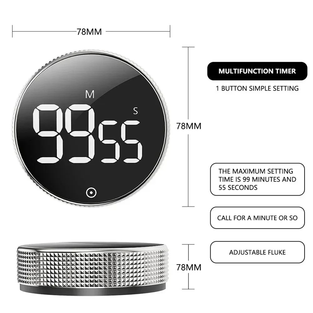 LED Digital Cooking Timer Magn - đánh giá và giá Kitchen Baking Timer