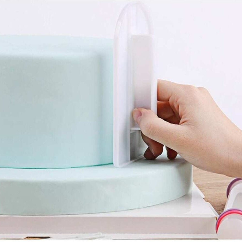 Plastic Cake Smoother DIY Fond - đánh giá và giá Kitchen Baking Brush