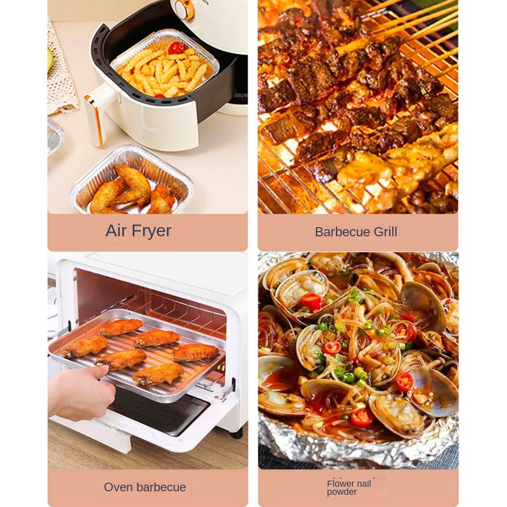20CM Air Fryer Aluminum Foil P - đánh giá và giá Kitchen Oven Baking Pans