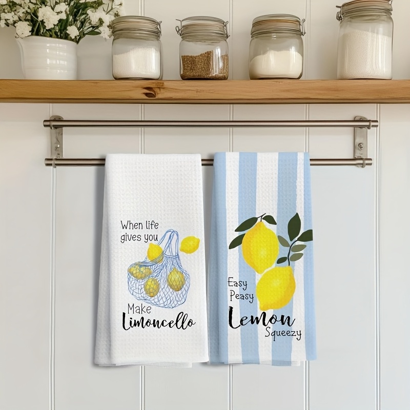 2Pcs, Lemon Mesh Kitchen Towel - đánh giá và giá Kitchen Baking Cooking