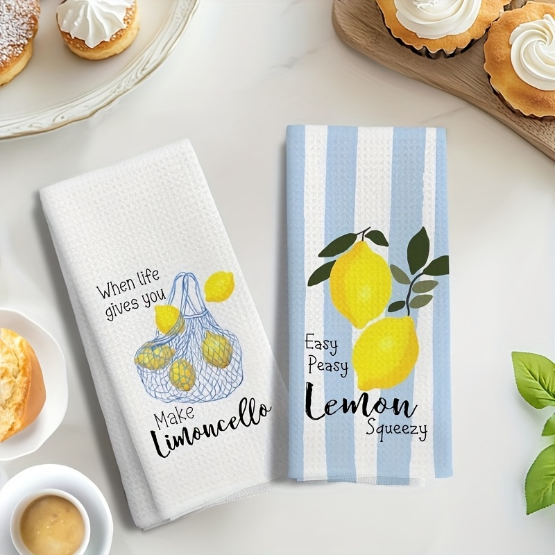 2Pcs, Lemon Mesh Kitchen Towel - đánh giá và giá Kitchen Baking Cooking