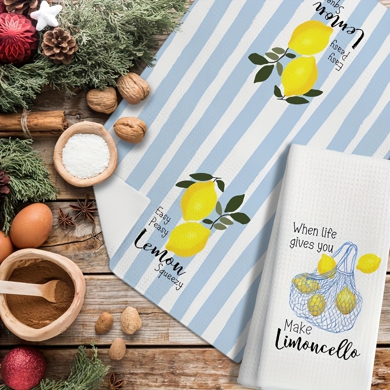 2Pcs, Lemon Mesh Kitchen Towel - đánh giá và giá Kitchen Baking Cooking