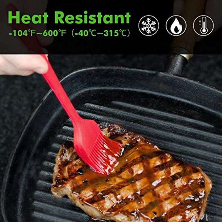 Silicone Pastry Basting Brush  - đánh giá và giá Kitchen Baking Brush