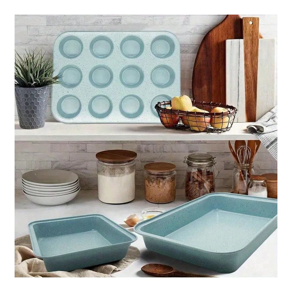 10 Piece Bakeware Set, NonStic - đánh giá và giá Kitchen Baking Pan Set