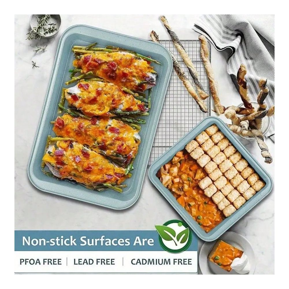 10 Piece Bakeware Set, NonStic - đánh giá và giá Kitchen Baking Pan Set