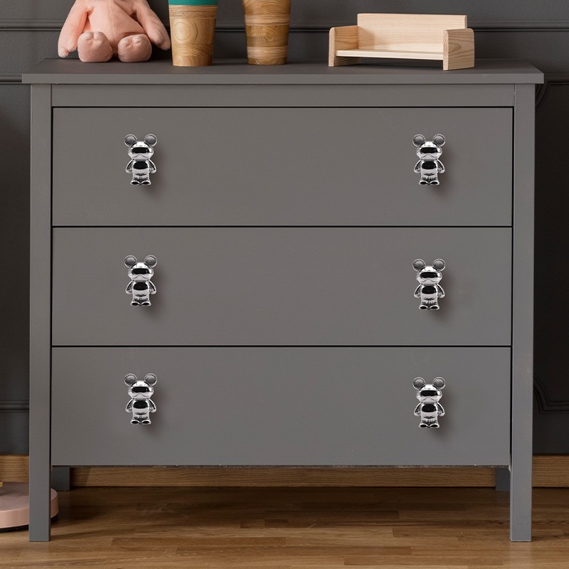 Cartoon Bear Furniture Handle  - đánh giá và giá Kitchen Baking Cabinet
