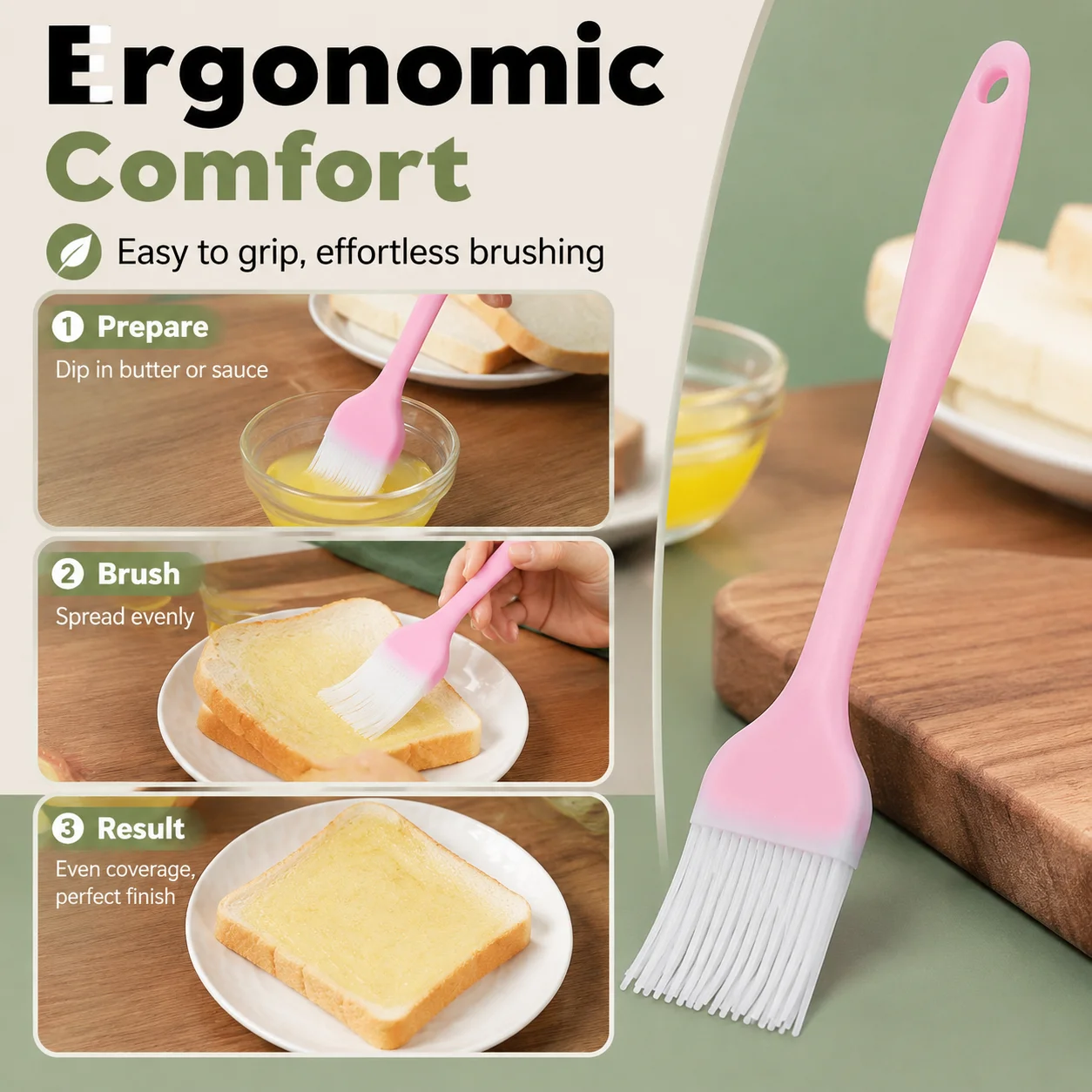 Silicone Kitchen Brushes - Hea - đánh giá và giá Kitchen Baking Brush