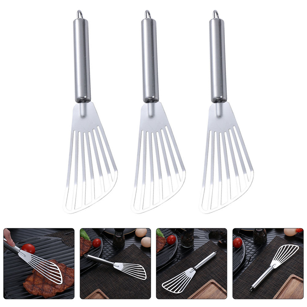 3pcs Stainless Steel Spatula F - đánh giá và giá Kitchen Baking Cooking
