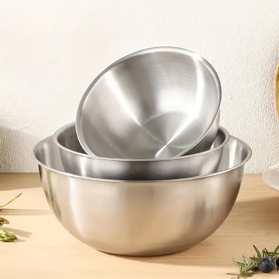 3pcs Stainless Steel Salad Bow - đánh giá và giá Kitchen Baking Store
