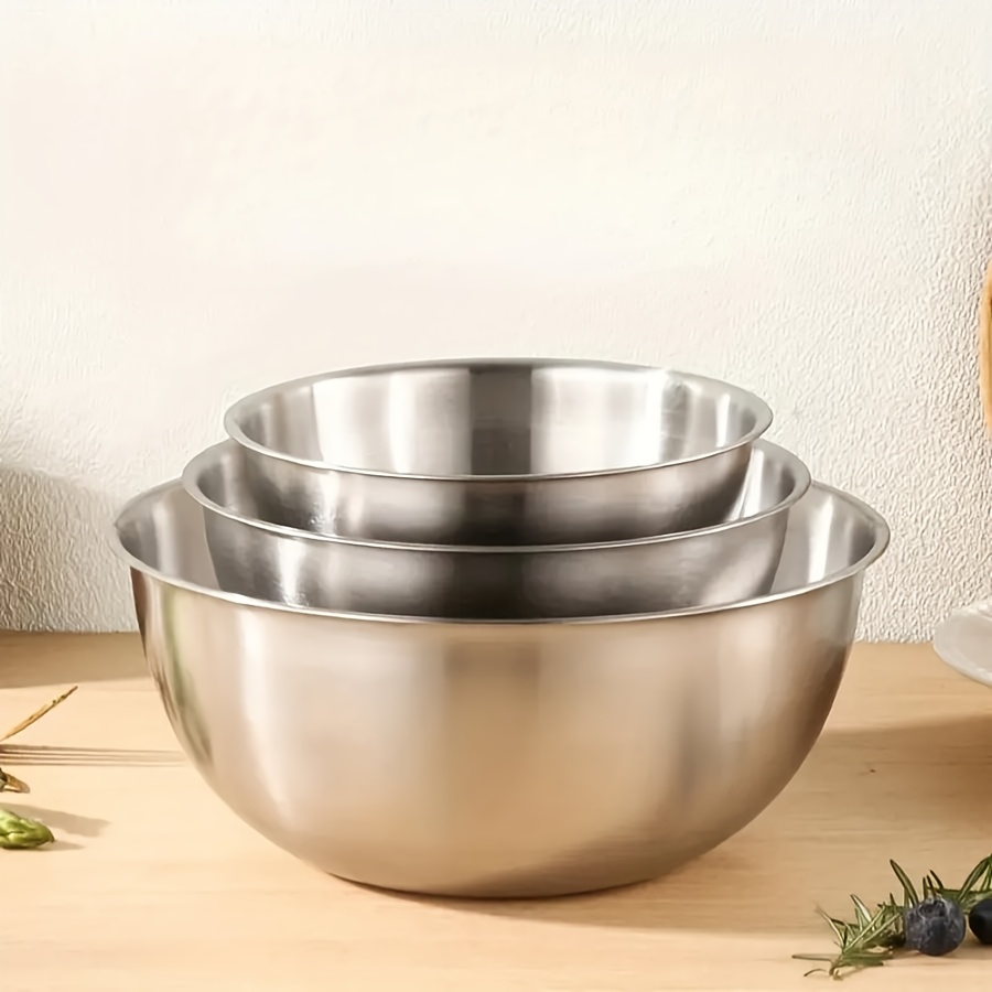 3pcs Stainless Steel Salad Bow - đánh giá và giá Kitchen Baking Store